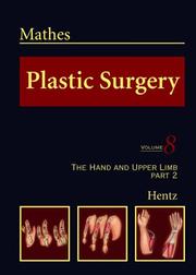 Cover of: Plastic Surgery: Hand and Upper Limb Part 2 (Plastic Surgery)