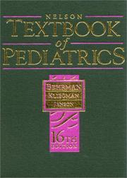 Cover of: Nelson's Textbook of Pediatrics: Book and CD-ROM