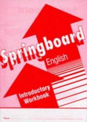 Cover of: Springboard Introductory Book: A Series of English Workbooks
