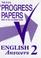 Cover of: S and S Progress Papers (The Schofield & Sims Progress Papers)