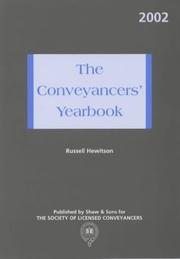 Cover of: The Conveyancers' Yearbook