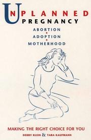 Cover of: Unplanned Pregnancy by Debby Klein, Tara Kaufmann