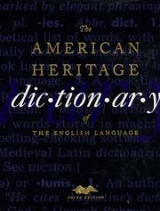 Cover of: The American Heritage Dictionary of the English Language by Editors of The American Heritage Dictionaries