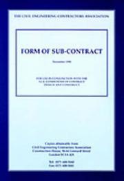Cover of: Forms of Sub-contract for Design and Construction