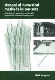 Cover of: Manual of Numerical Methods in Concrete