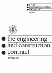 Cover of: The Nec Partnering Option X12 by Institution Of Civil Engineers, Institution Of Civil Engineers