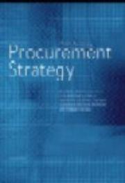 Cover of: Public Authority Procurement Strategy