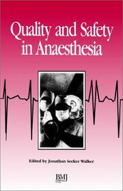 Cover of: Quality & Safety In Anaesthesia