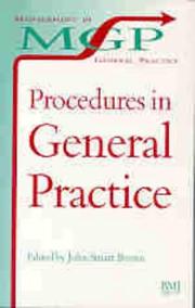 Cover of: Procedures In General Practice by John Brown