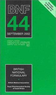 Cover of: British National Formulary, Number 44 September 2002