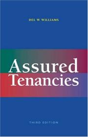 Cover of: Assured Tenancies by Del W Williams
