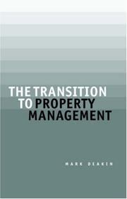 Cover of: The Transition to Property Management