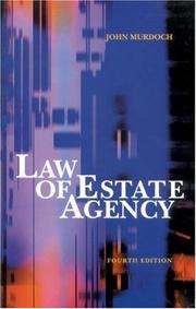 Cover of: Law of Estate Agency