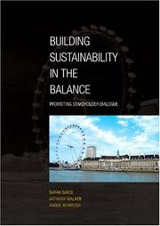 Cover of: Building Sustainability in the Balance: