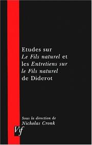 Cover of: Etudes Sur Le Fils Naturel Et Les Entretiens Sur Le Fils Naturel De Diderot (Vif)