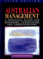 Australian Management by Yvonne McLaughlin