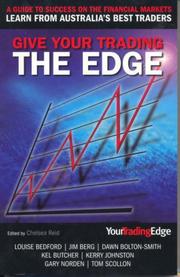 Cover of: Give Your Trading the Edge: A Guide to Success on the Financial Markets