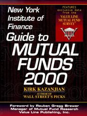 Cover of: New York Institute of Finance Guide to Mutual Funds, 2000