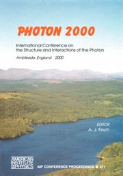 Cover of: Photon 2000 by A.J. Finch