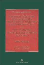 Cover of: Bromberg and Ribstein on Llp and Rupa 2002 by Alan R. Bromberg