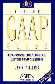 Cover of: Miller GAAP Guide 2003 (Miller Gaap Guide)