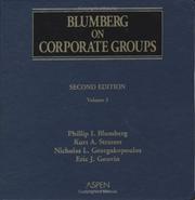 Cover of: Blumberg on Corporate Groups