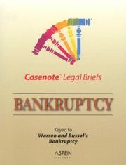 Cover of: Bankruptcy by William D. Warren, Daniel J. Bussel