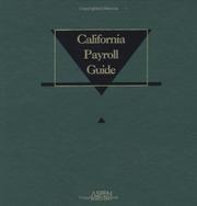 Cover of: The California Payroll Guide, 2006 | Joanne Mitchell-George