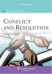 Conflict and Resolution by Barbara Nagle