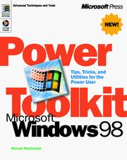 Cover of: Microsoft Windows 98 Power Toolkit