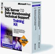 Cover of: Microsoft Sql Server 7.0 Data Warehousing Training Kit