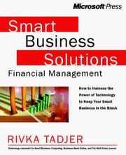Cover of: Smart Business Solutions by Rivka Tadjer