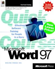 Cover of: Quick Course(r) in Microsoft(r) Word 97