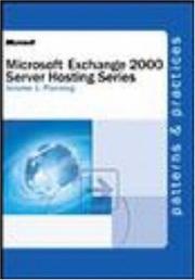 Cover of: Microsoft  Exchange 2000 Server Hosting Series Volume 1 by Microsoft Corporation