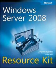 Cover of: Windows Server® 2008 Resource Kit by Microsoft Corporation