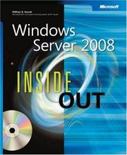 Cover of: Windows Server 2008 Inside Out by William R. Stanek