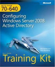 Cover of: MCTS Self-Paced Training Kit (Exam 70-640) by Dan Holme