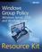 Cover of: Windows® Group Policy Resource Kit