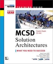 Cover of: MCSD Training Guide: Solution Architectures (MCSE Training Guide)