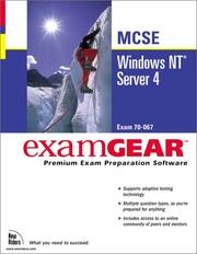 Cover of: McSe Windows Nt Server 4: Examgear (New Riders Exam Gear)