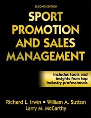 Cover of: Sport Promotion and Sales Management by Richard L. Irwin