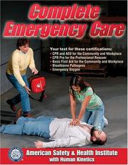 Cover of: Complete Emergency Care