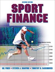 Cover of: Sport Finance, Second Edition by Gil Fried, Timothy D. Deschriver