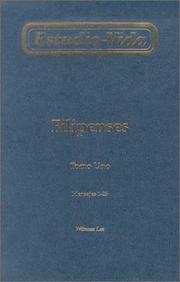 Cover of: Estudio-Vida de Filipenses: Tomo Uno Mensajes 1-23 / Life-Study of Philippians (Life-Study)