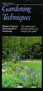 Cover of: Taylor's guide to gardening techniques.