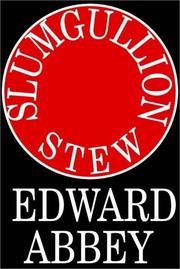 Cover of: Slumgullion Stew by Edward Abbey