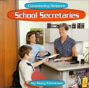 Cover of: School Secretaries (Community Helpers)