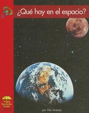 Cover of: Que Hay En El Espacio?/ What is in Space? by Vita Jimenez