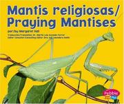 Cover of: Mantis Religiosas/Praying Mantises by Margaret Hall