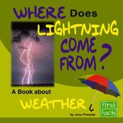Cover of: Where Does Lightning Come From?: A Book About Weather (First Facts)